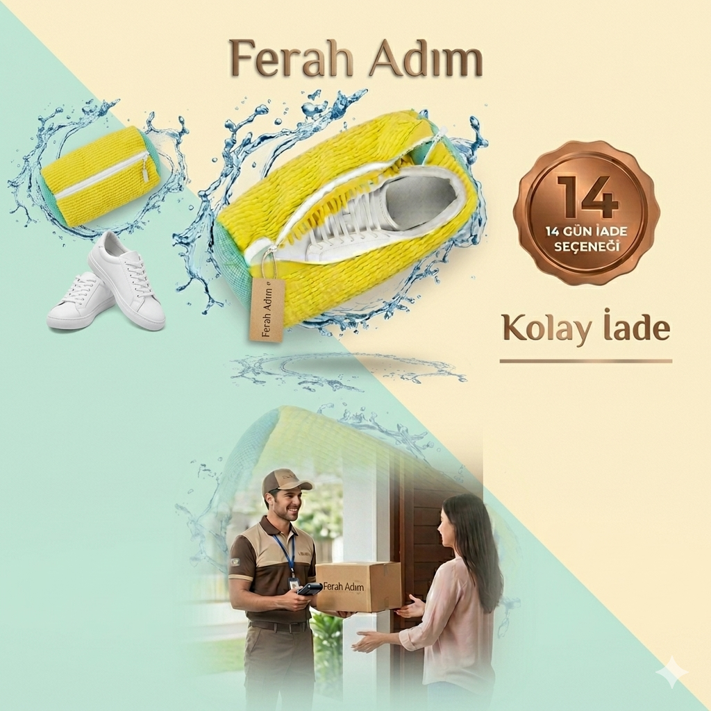 Ferah Adım™ - Ayakkabı Yıkama Çantası